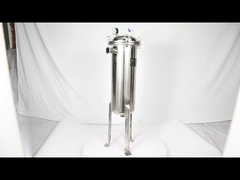 물 처리 12 다중 봉지 필터 하우징 스테인레스 스틸 다중 봉지 필터 하우징 페인트 / 액체