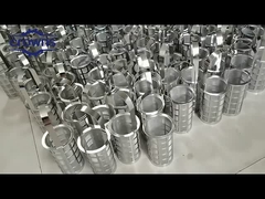 존슨 윙 와이어 스크린 너비 0.5m-2.0m 슬롯 오픈 0.02mm-15mm 및 B2B 마크